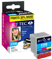 Colour ink cartridge for Epson Stylus C48