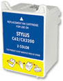 Colour ink cartridge for Epson Stylus c62, cx3200