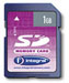 1 GB  SD memory card.