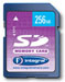 256 MB  SD memory card.