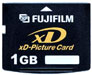 1 GB  xD memory card.